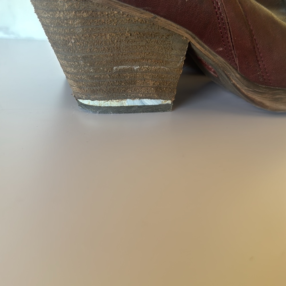 Sofft Maroon Ankle Booties - Picture 7 of 7